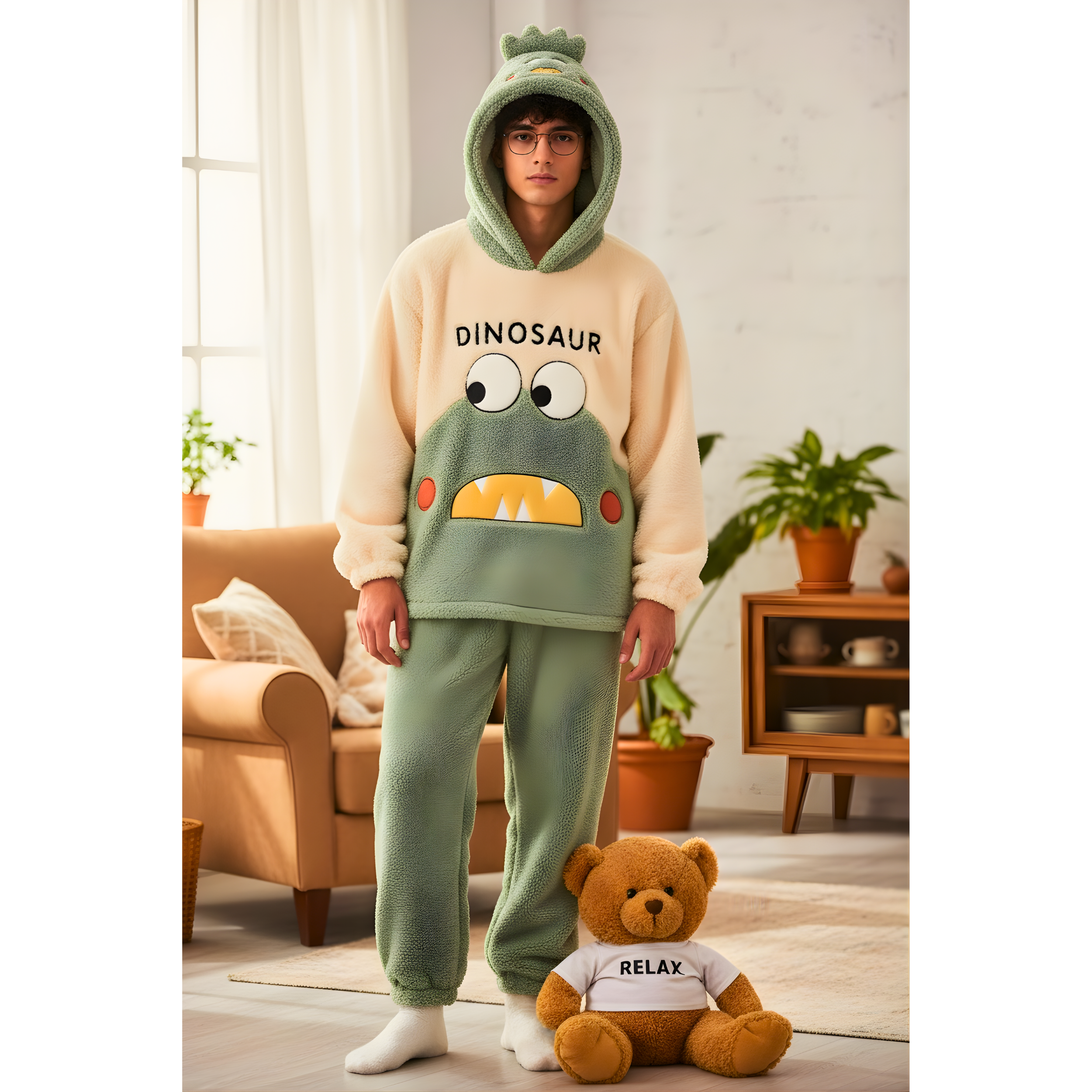 פיג'מה וואנזי דינוזאור