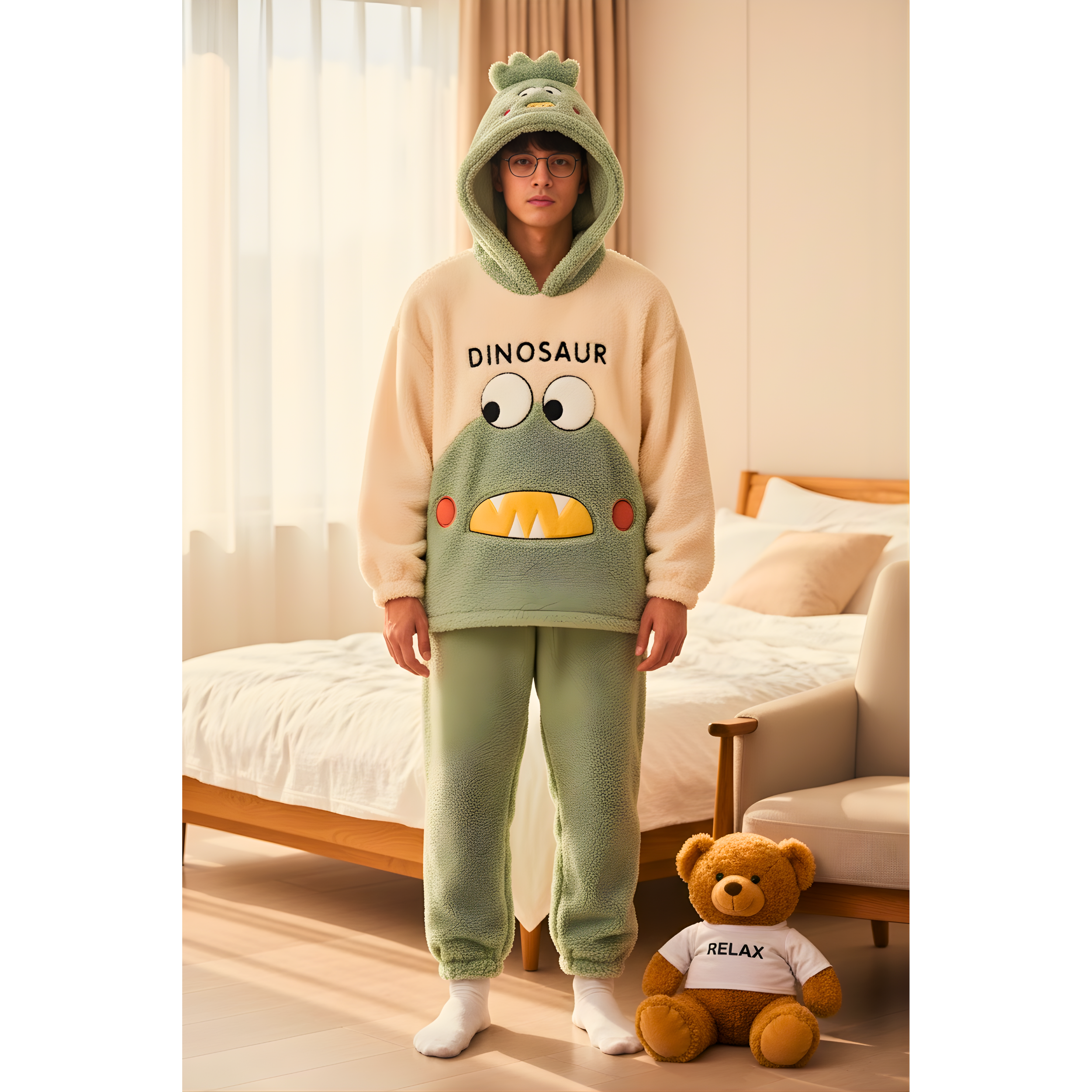 פיג'מה וואנזי דינוזאור