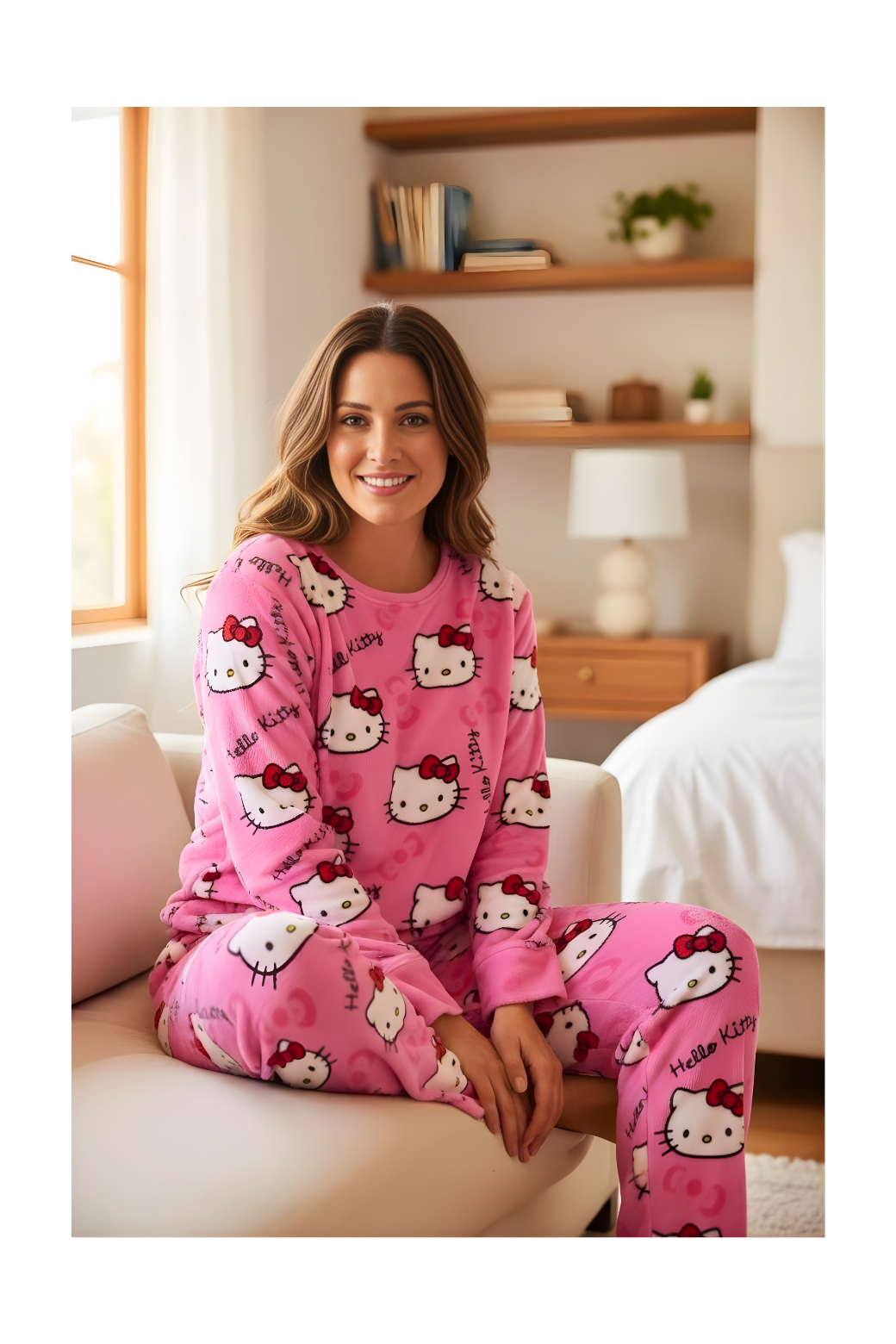 פיג׳מה הלו קיטי לנשים