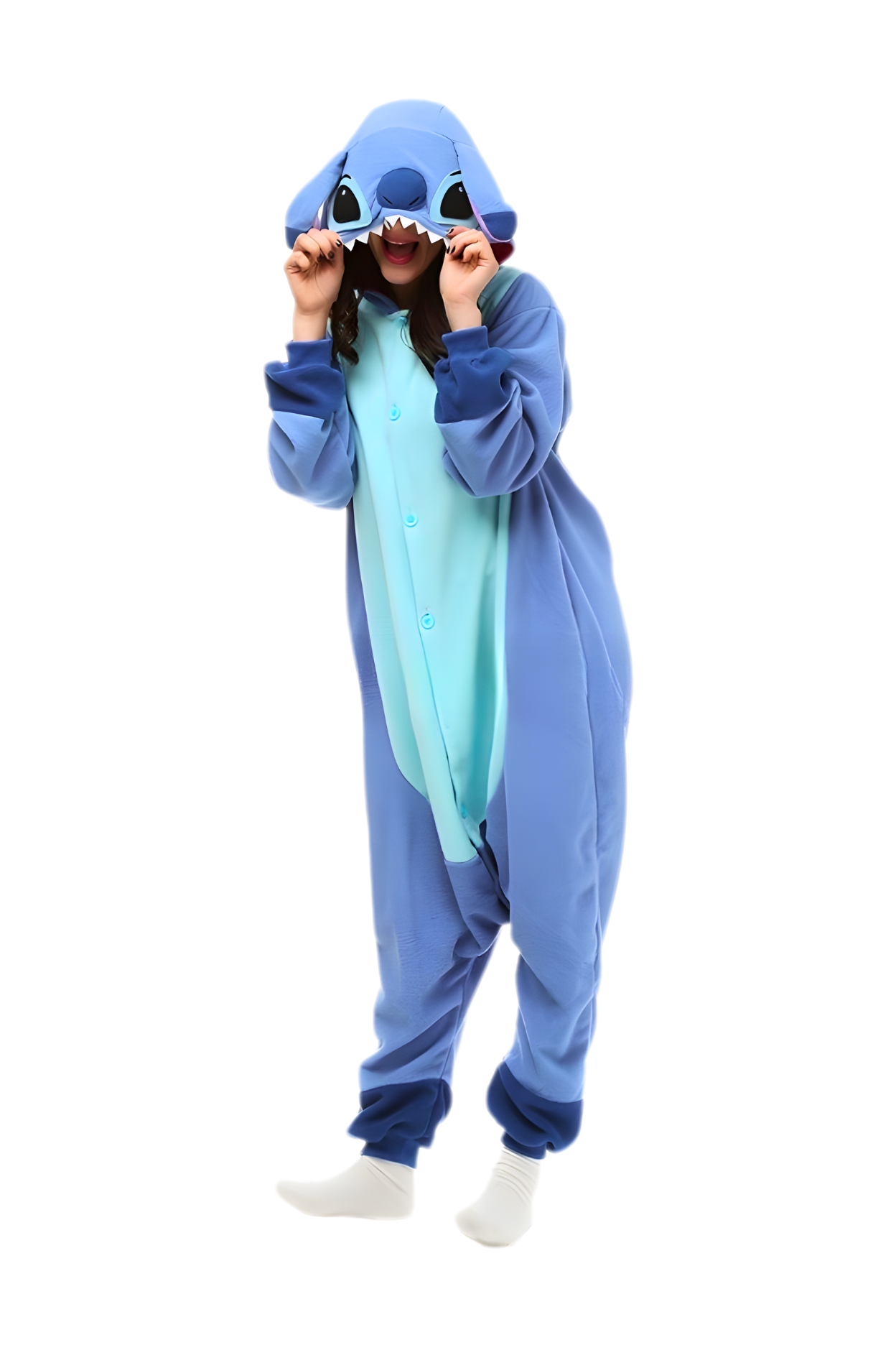 פיג'מה אוברול פליז סטיץ