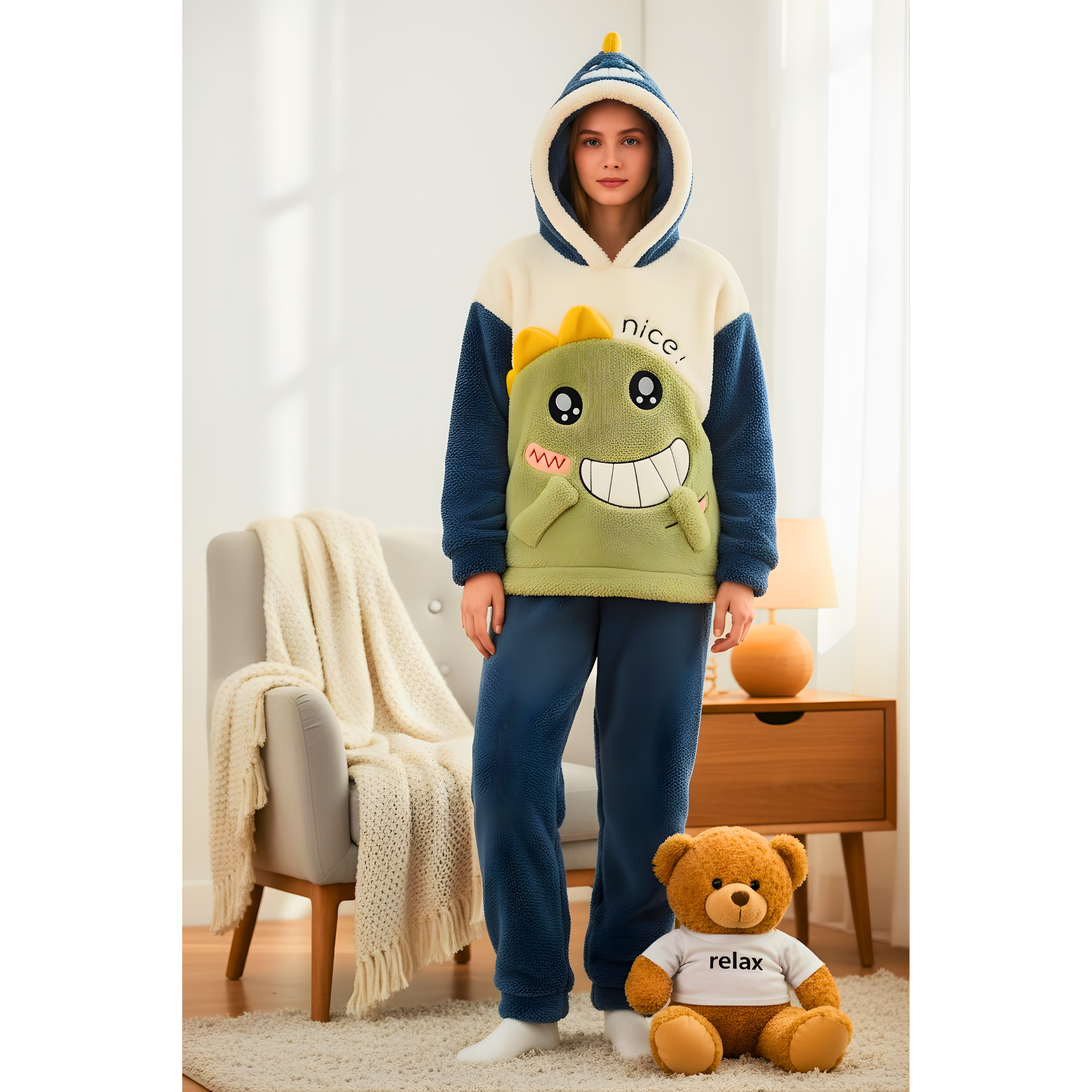 פיג'מה וואנזי דינוזאור