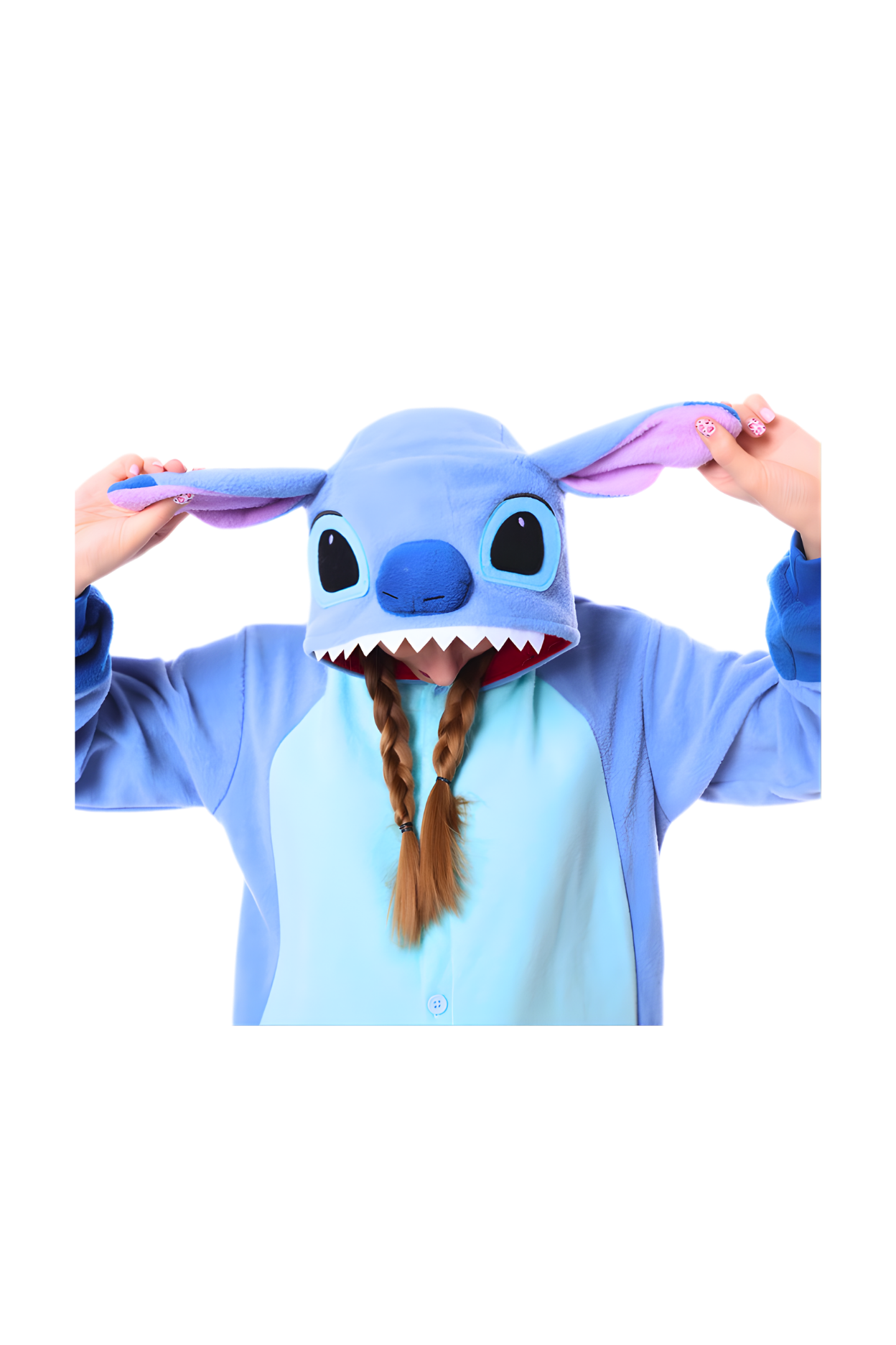 פיג'מה אוברול פליז סטיץ