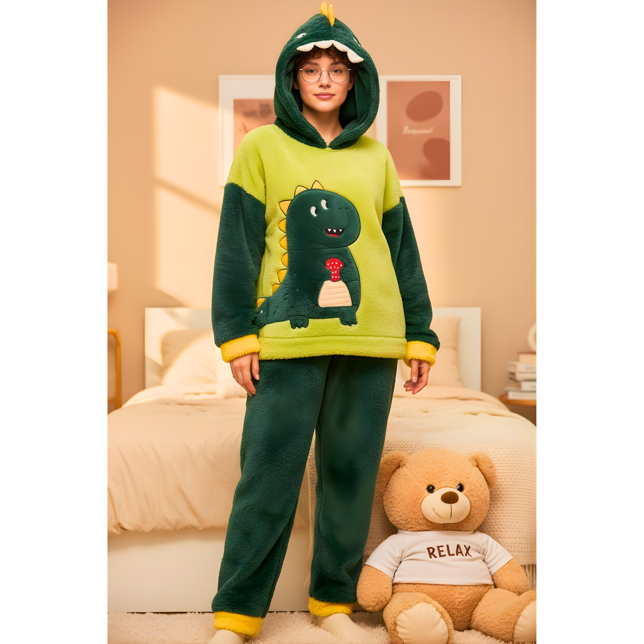 פיג'מה וואנזי דינוזאור