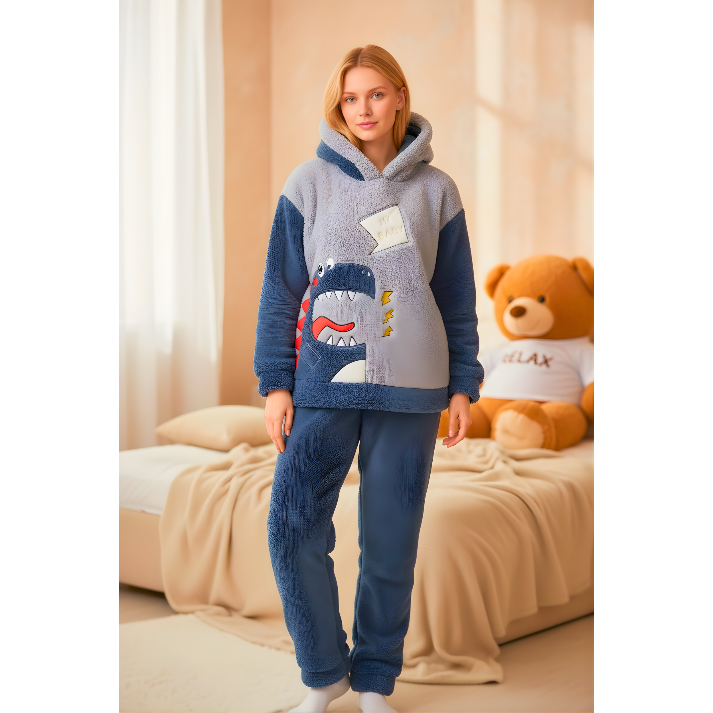 פיג'מה וואנזי דינוזאור