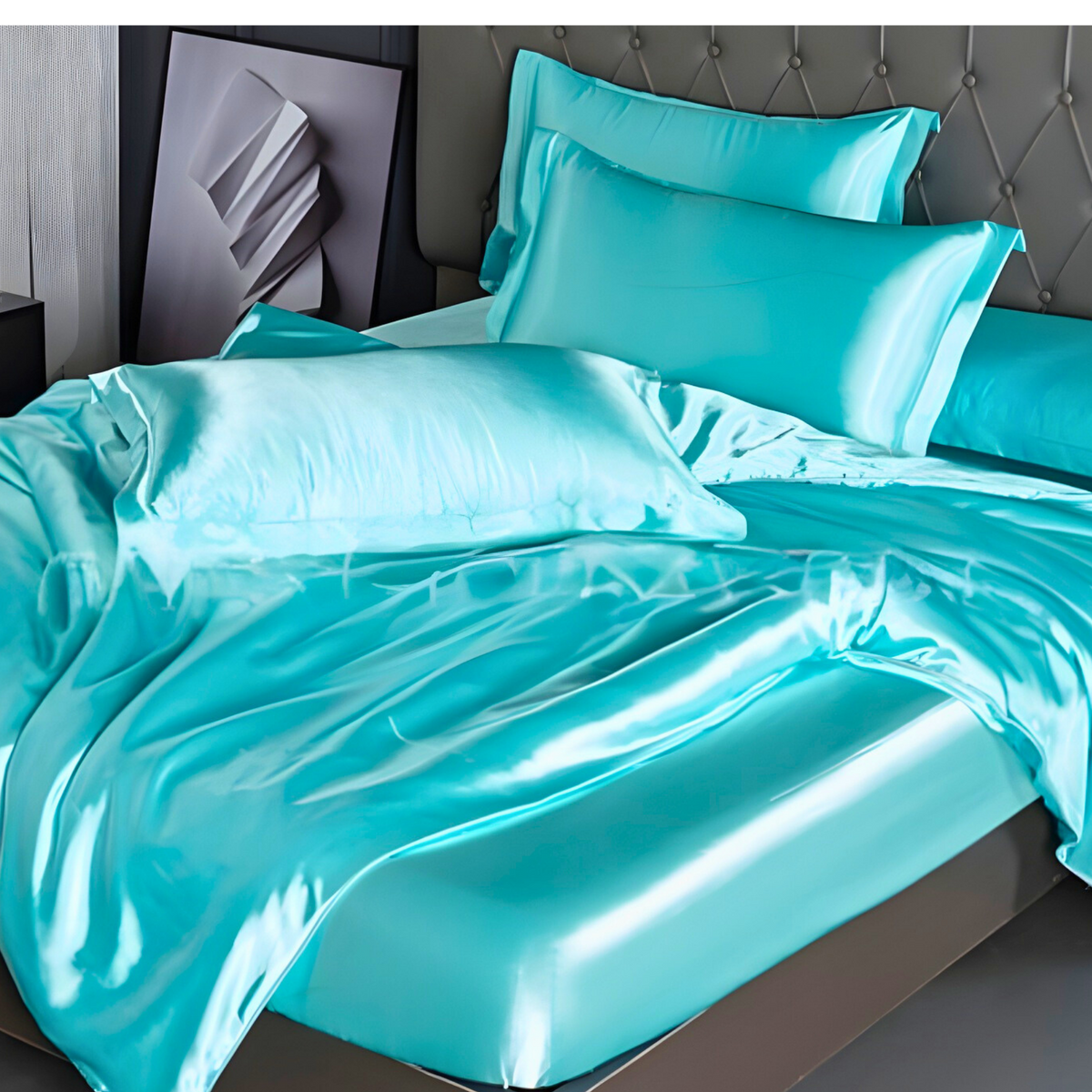 סט מצעים יוקרתי משי - ארבעה חלקים