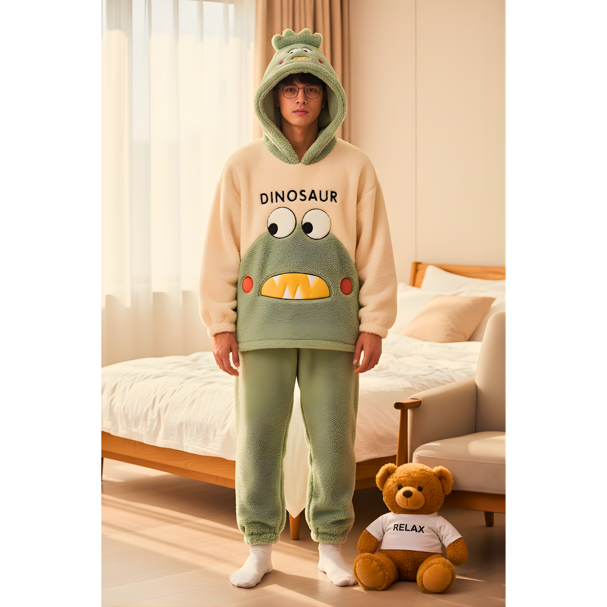 פיג'מה וואנזי דינוזאור