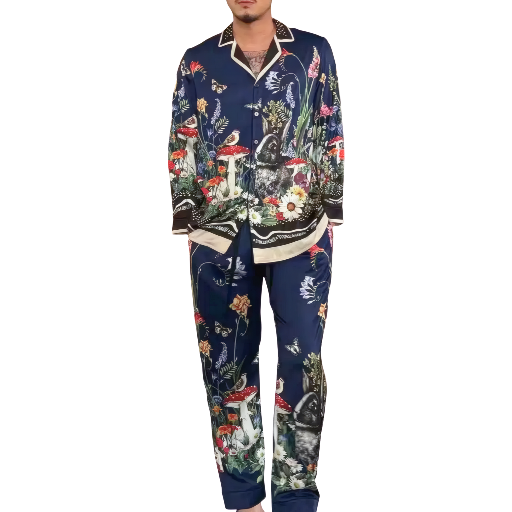 סט פיג׳מה יוקרתי לגברים