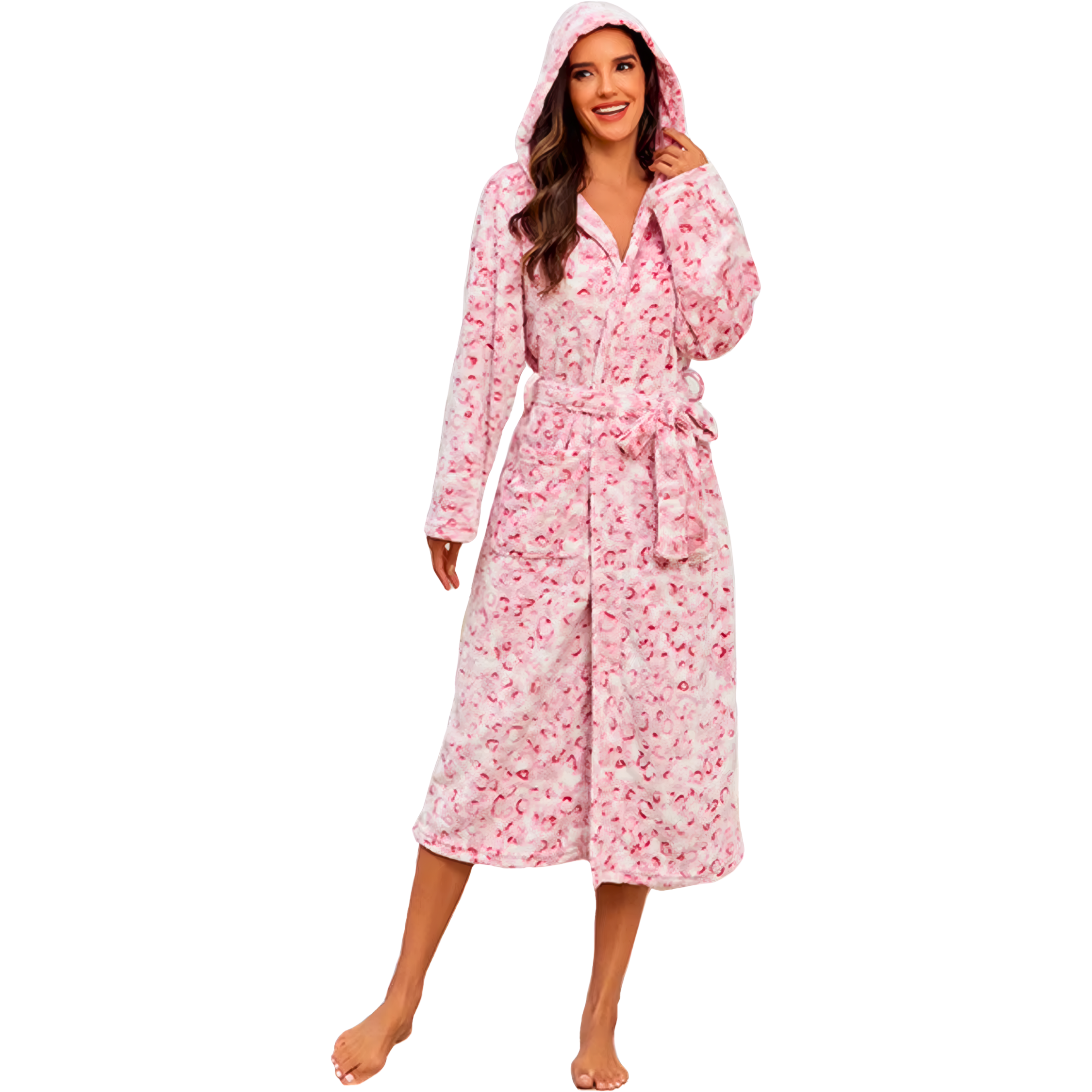 חלוק רחצה מנומר לנשים