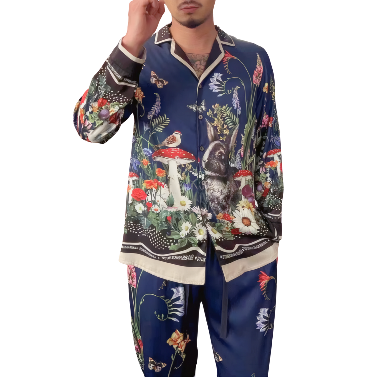 סט פיג׳מה יוקרתי לגברים