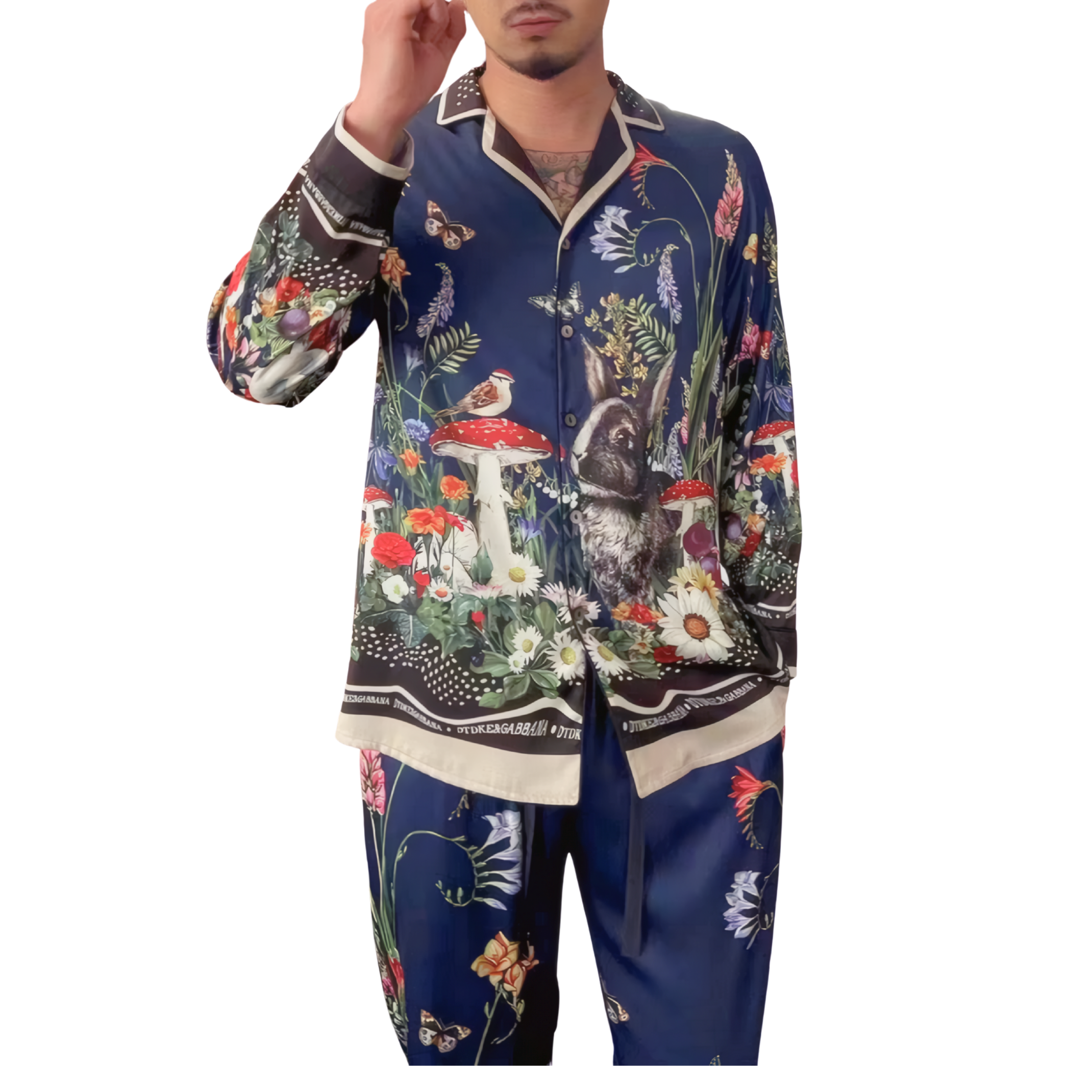 סט פיג׳מה יוקרתי לגברים