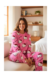 פיג׳מה הלו קיטי לנשים