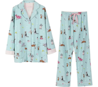 סט פיג׳מה מכותנה לנשים