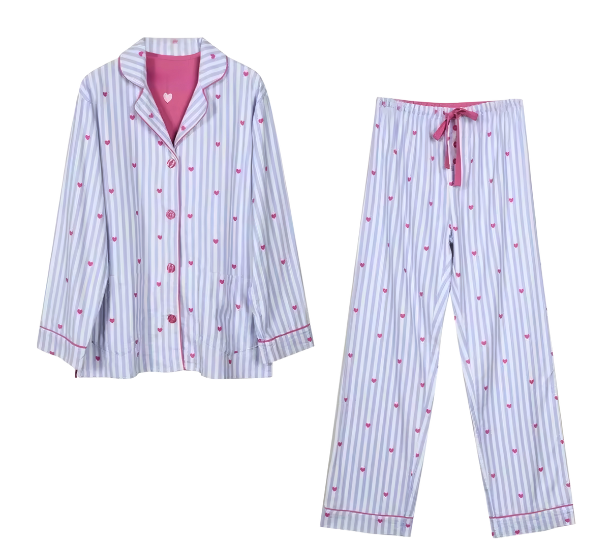 סט פיג׳מה מכותנה לנשים