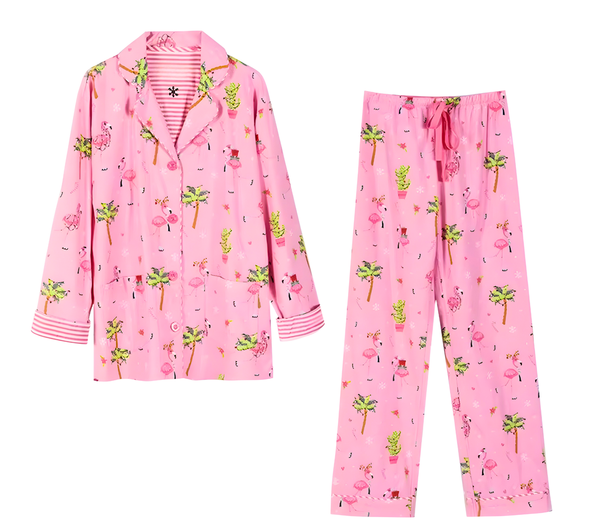 סט פיג׳מה מכותנה לנשים