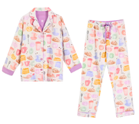 פיג'מה כותנה מסיבת פיג'מות