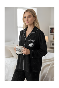 סט פיג׳מה סנופי לנשים