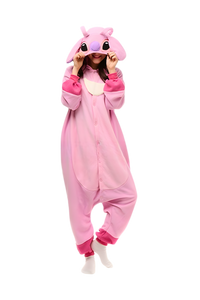 פיג'מה אוברול פליז סטיץ