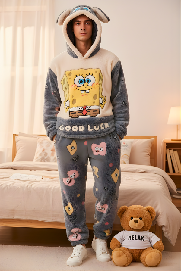 אפור-צהוב / L