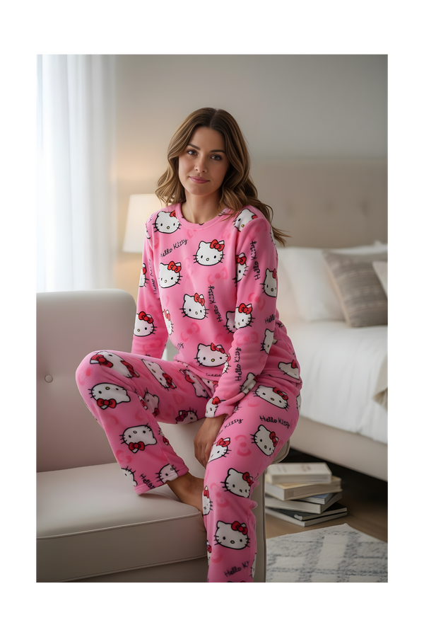 פיג׳מה הלו קיטי לנשים