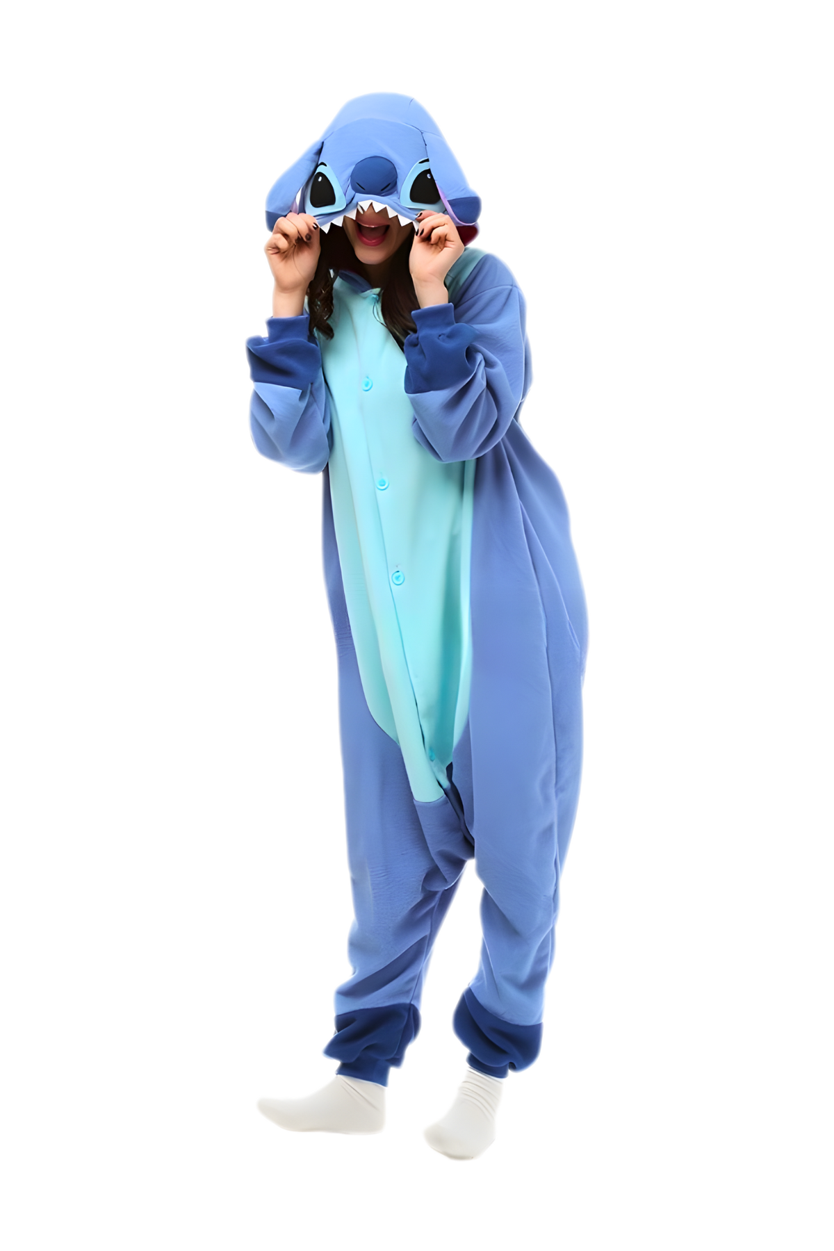 פיג'מה אוברול פליז סטיץ