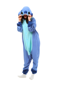 פיג'מה אוברול פליז סטיץ