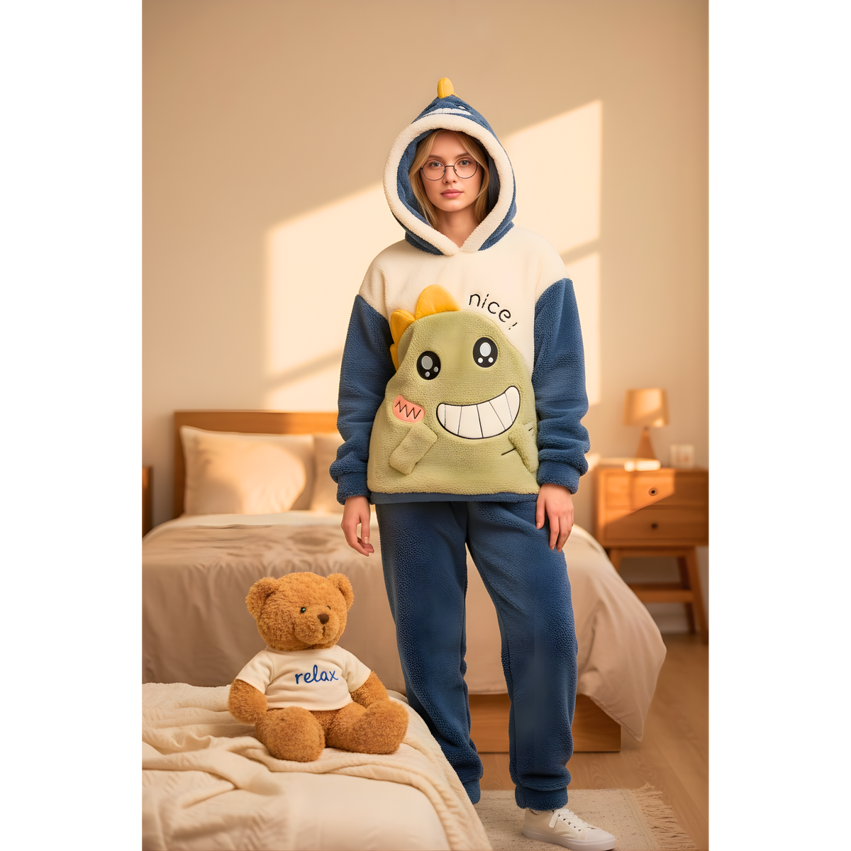 פיג'מה וואנזי דינוזאור