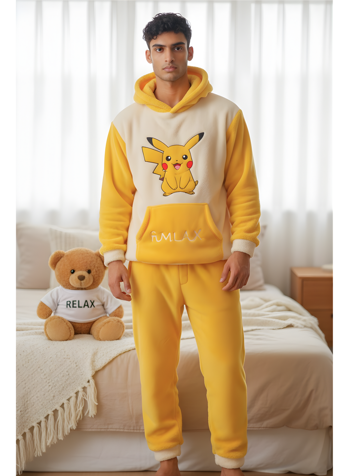 פיג'מה וואנזי פיקאצ׳ו