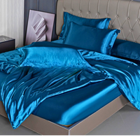 סט מצעים יוקרתי משי - ארבעה חלקים