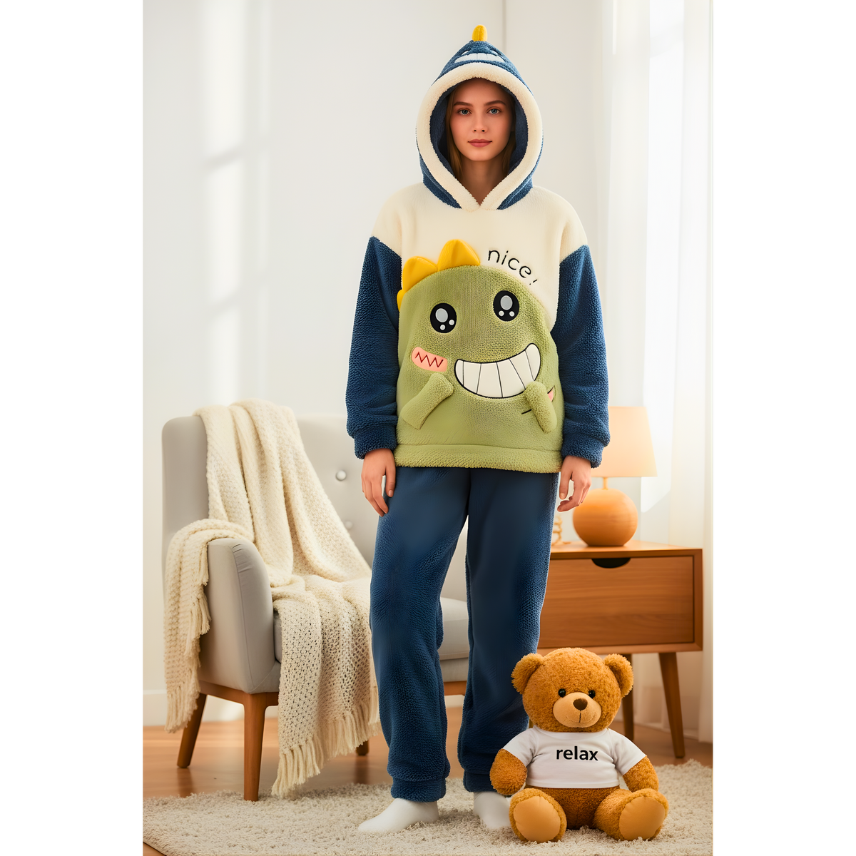 פיג'מה וואנזי דינוזאור